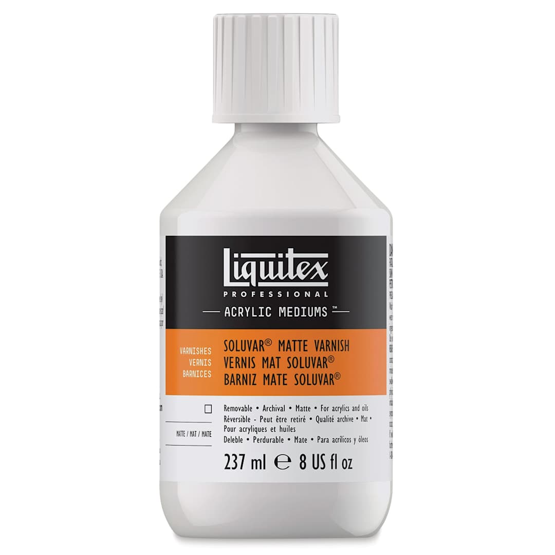 Open in modal - Liquitex Soluvar Varnish - Matte, 8 oz bottle