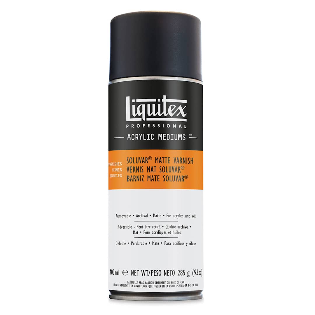 Open in modal - Liquitex Soluvar Varnish Spray - Matte, 10.4 oz Spray Can