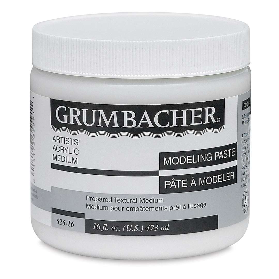 Open in modal - Grumbacher Acrylic Modeling Paste - 16 oz, Jar