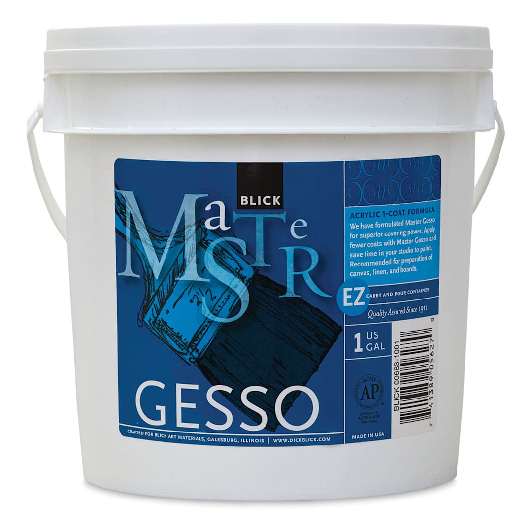 Open in modal - Blick Master Gesso - 1 Coat, Gallon