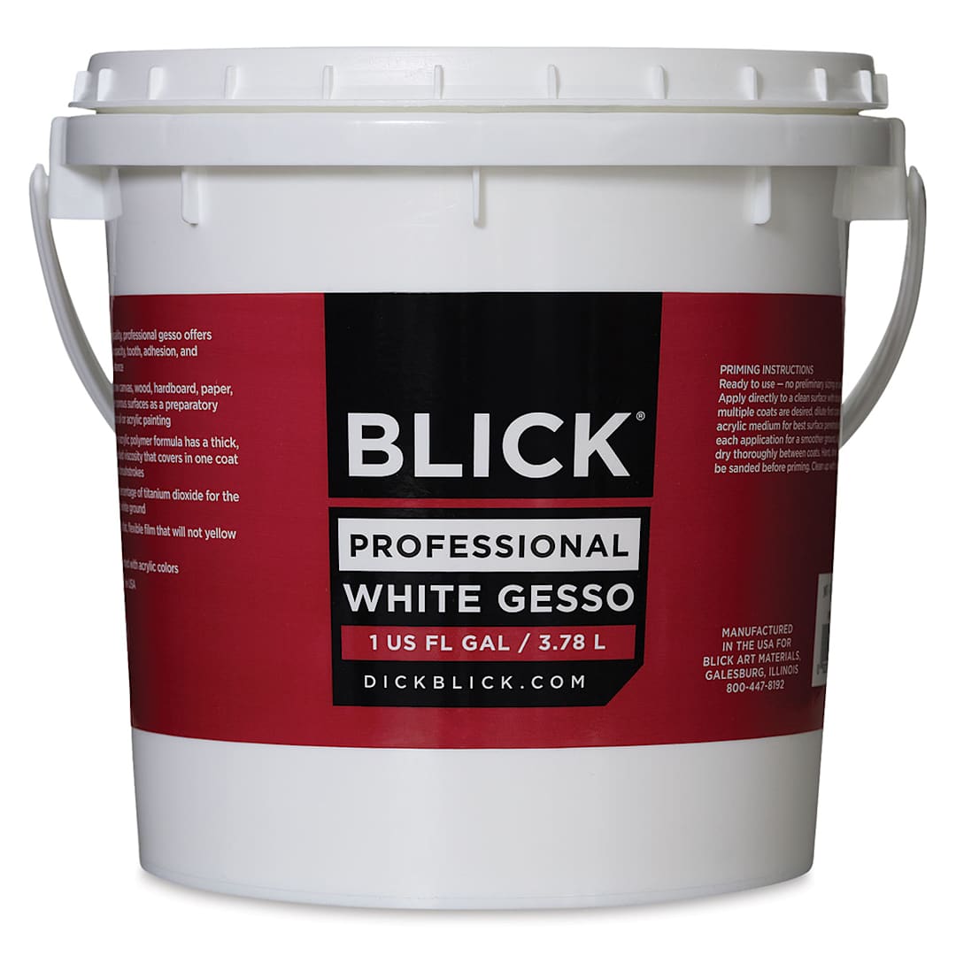 Open in modal - 
Professional Acrylic Gesso 1 Gallon Bucket