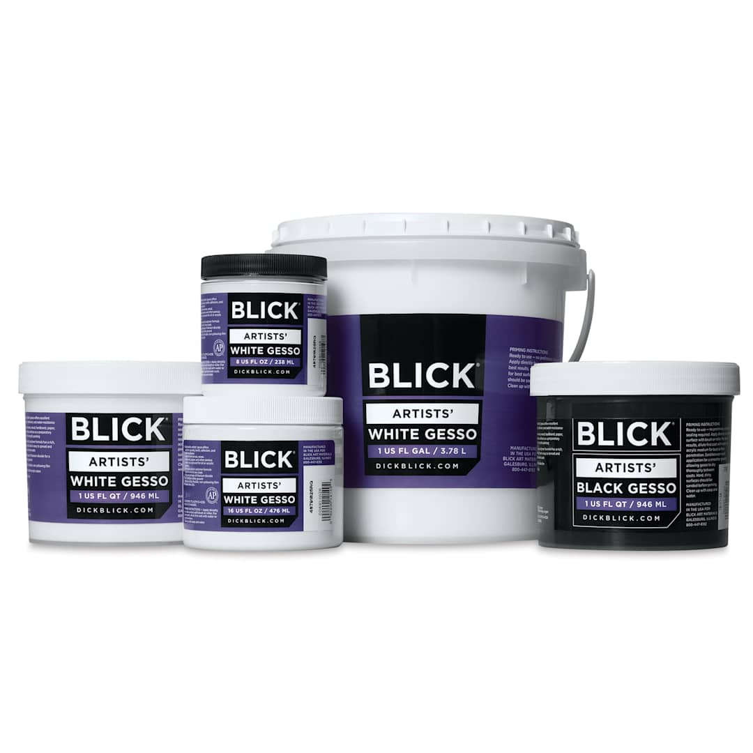 Open in modal - Blick Artists' Acrylic Gesso - assorted sizes