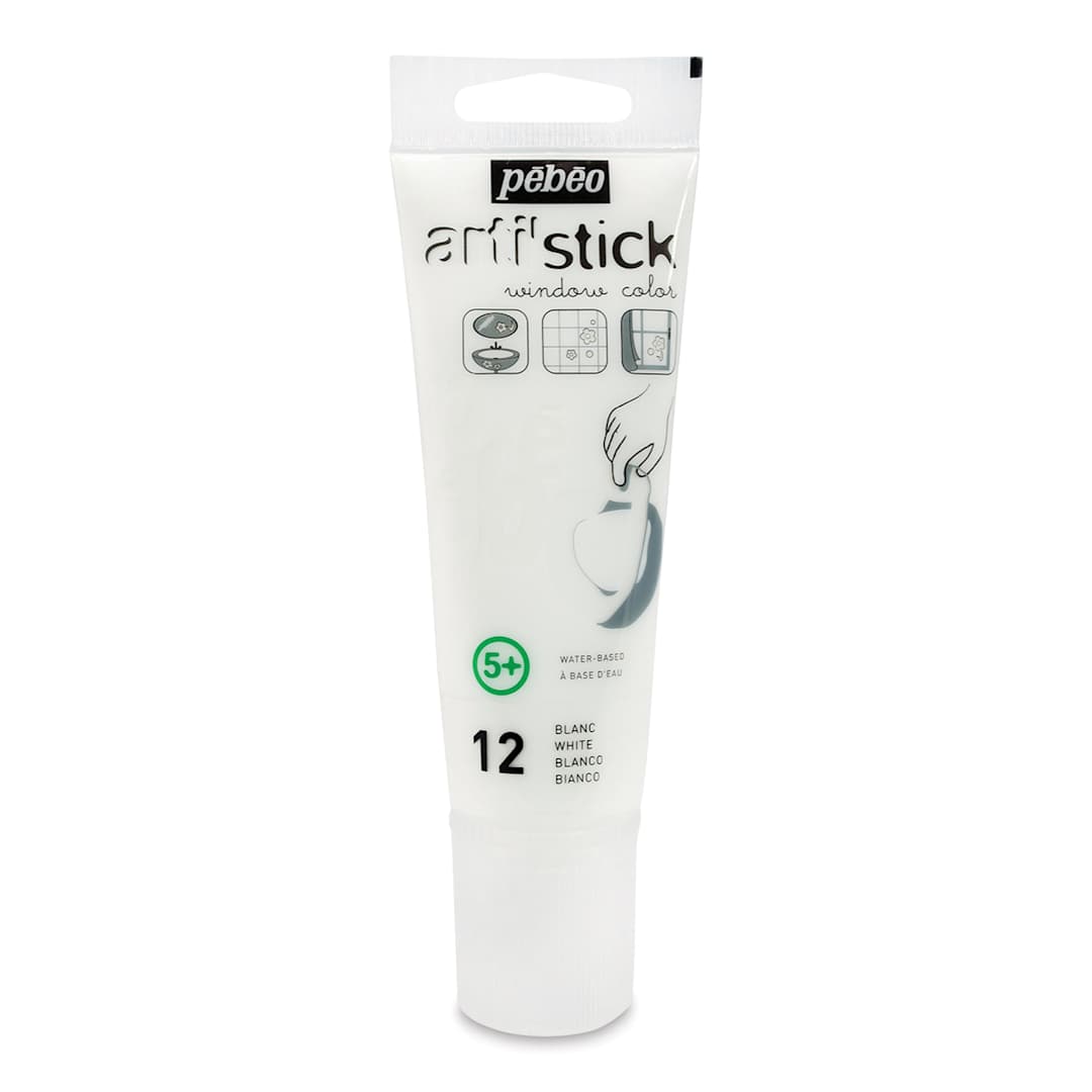 Open in modal - Pebeo Arti' Stick Window Color - White, 75 ml tube