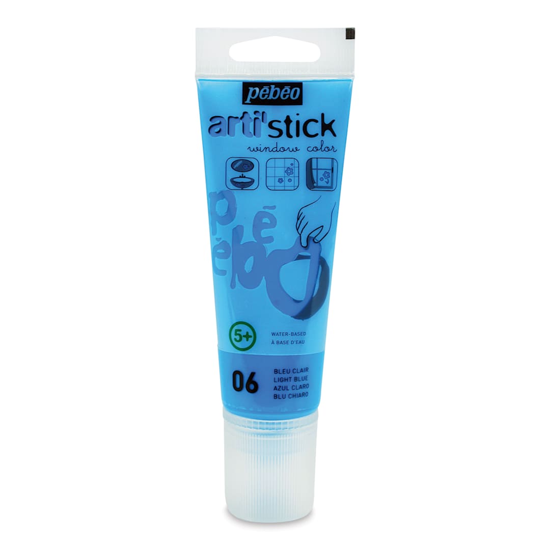 Open in modal - Pebeo Arti' Stick Window Color - Light Blue, 75 ml tube
