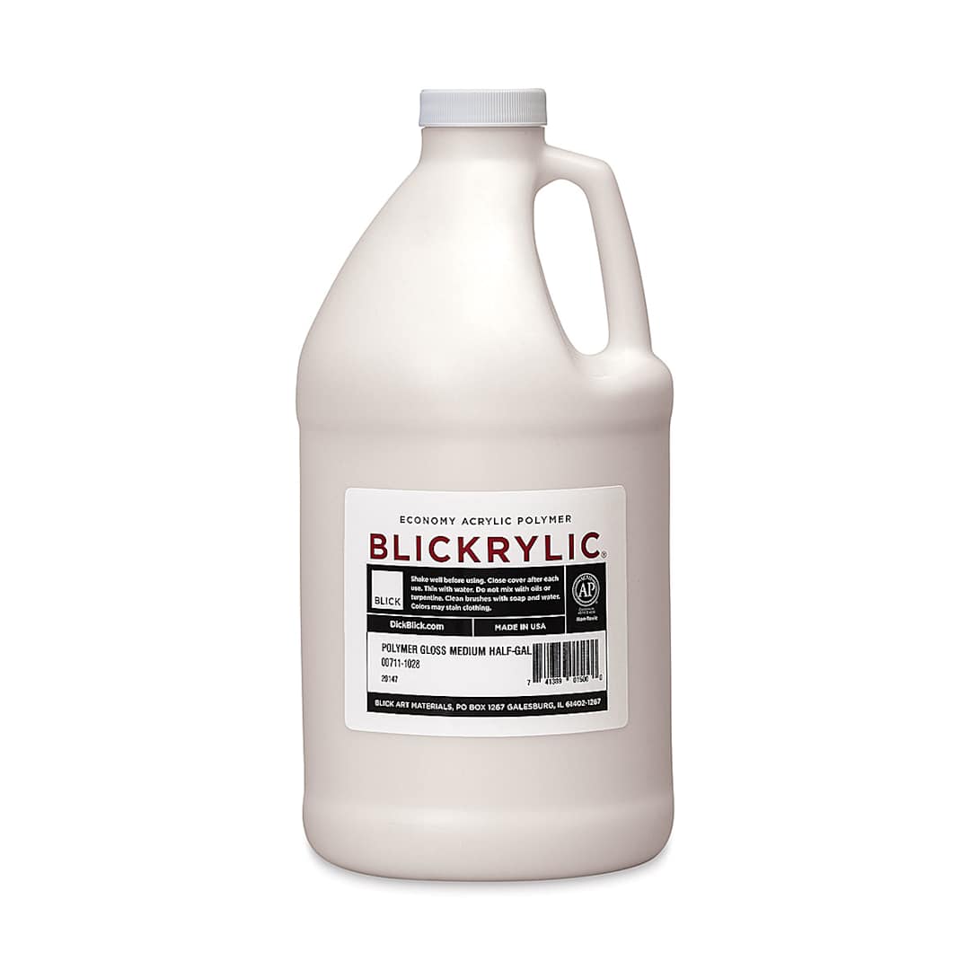 Open in modal - Blickrylic Polymer Gloss Medium - Gloss, Half Gallon