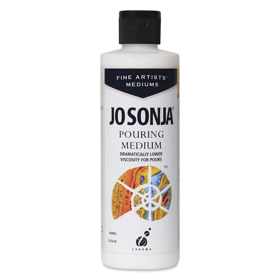 Open in modal - Chroma's Jo Sonja Acrylic Pouring Medium - 8 oz - front