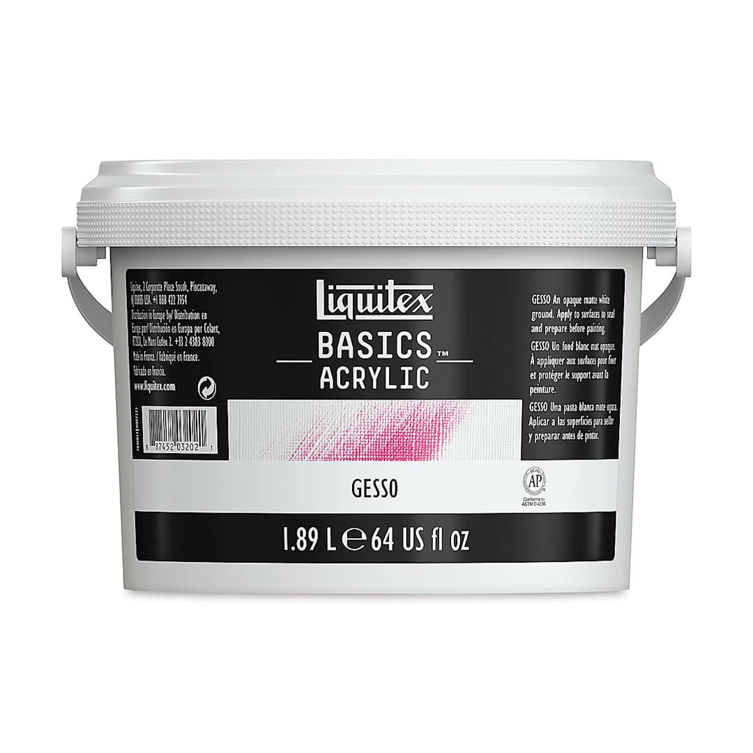 Open in modal - Liquitex Acrylic Gesso - 64oz Bucket