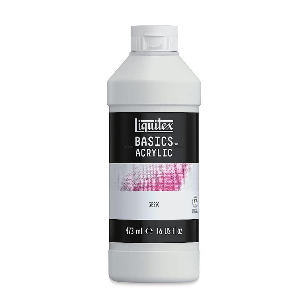 Open in modal - Liquitex Basics Acrylic Gesso - 16oz Bottle