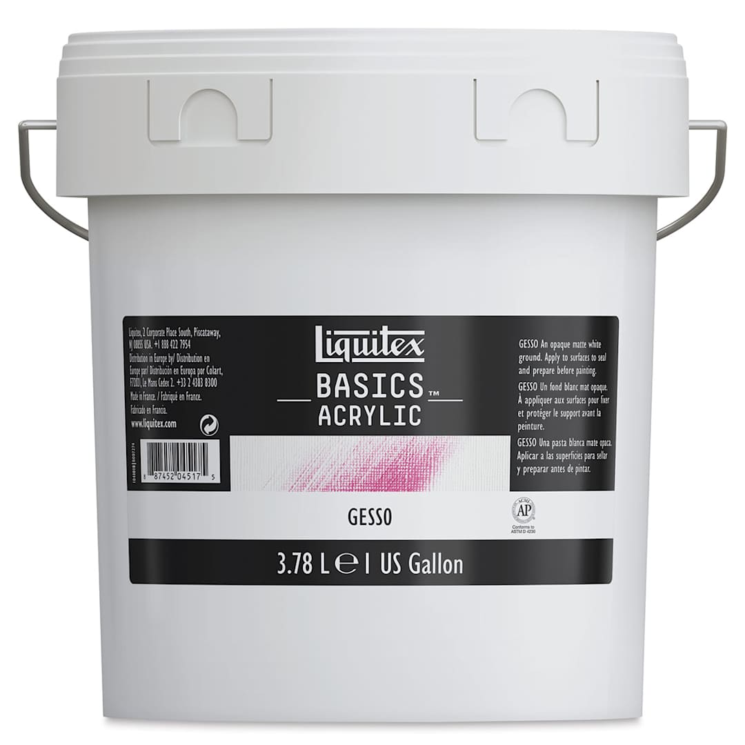 Open in modal - Liquitex Acrylic Gesso - 1 Gallon Bucket