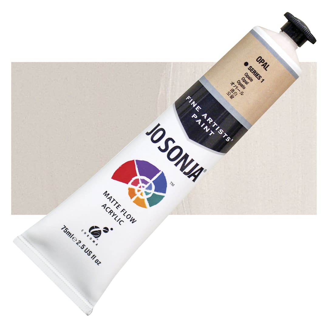 Open in modal - Jo Sonja's Artist Acrylic - Opal, 2.5 oz tube and swatch