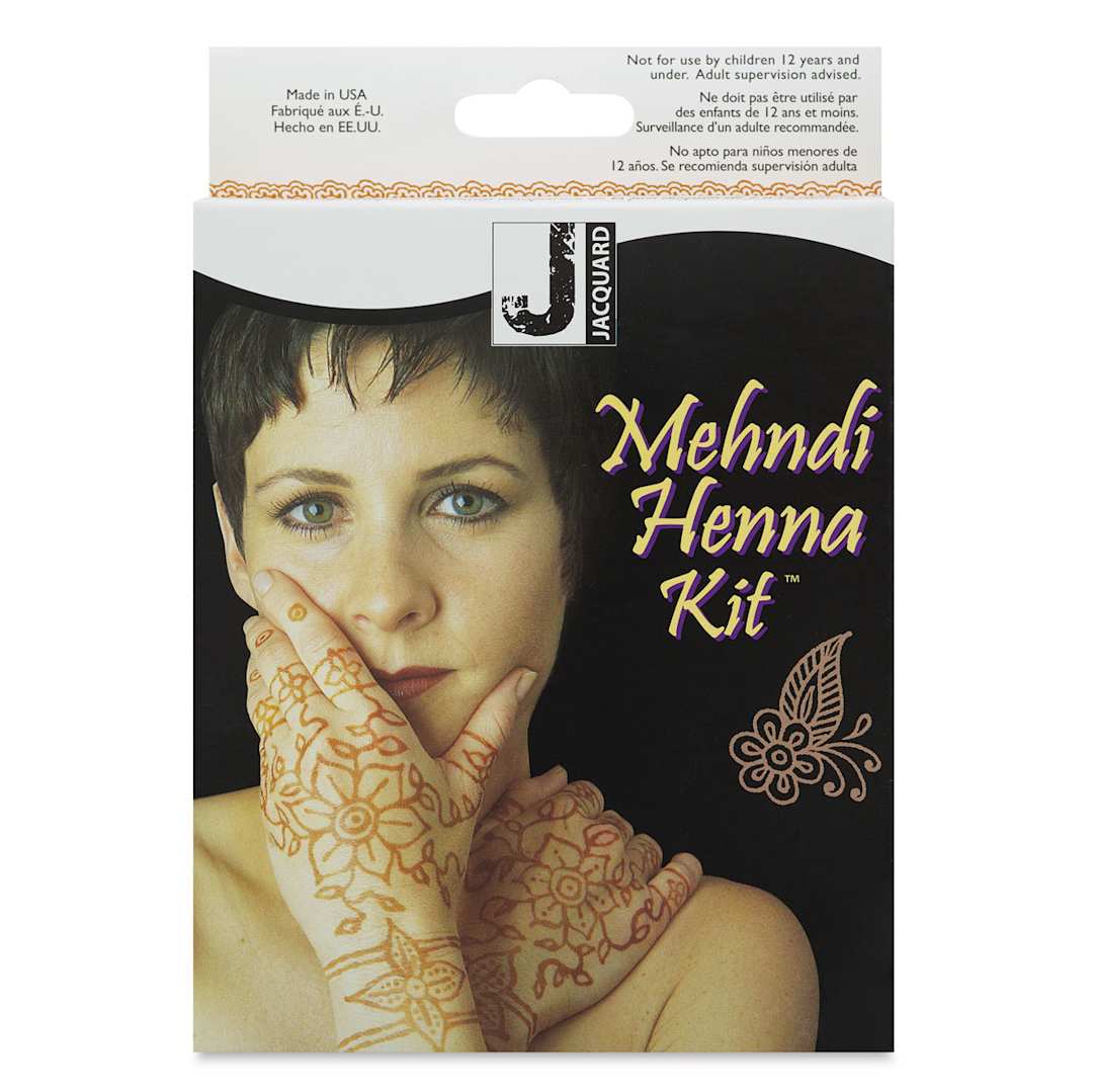 Open in modal - Jacquard Mehndi Henna Body Art Kit - Front of package shown
