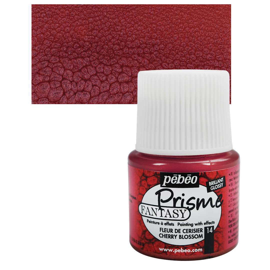 Open in modal - Pebeo Fantasy Prisme Paint - Cherry Blossom, 45 ml bottle and swatch