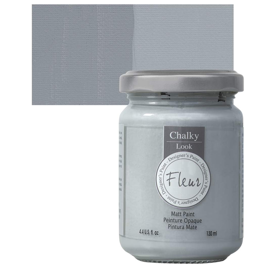 Open in modal - Fleur Chalky Look Paint - New York Loft, 4.4 oz jar and swatch