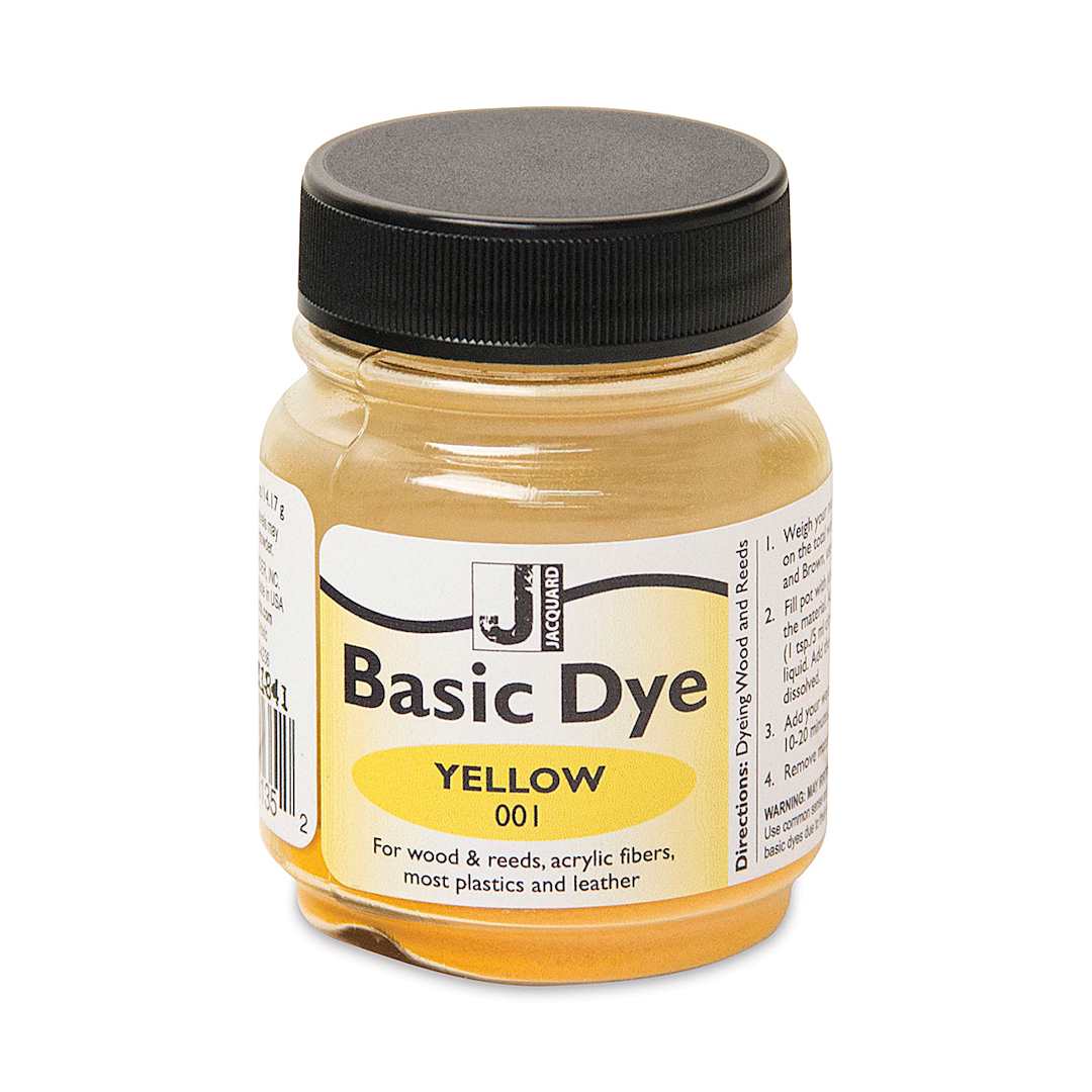 Open in modal - Jacquard Basic Dyes - Yellow, 0.5 oz