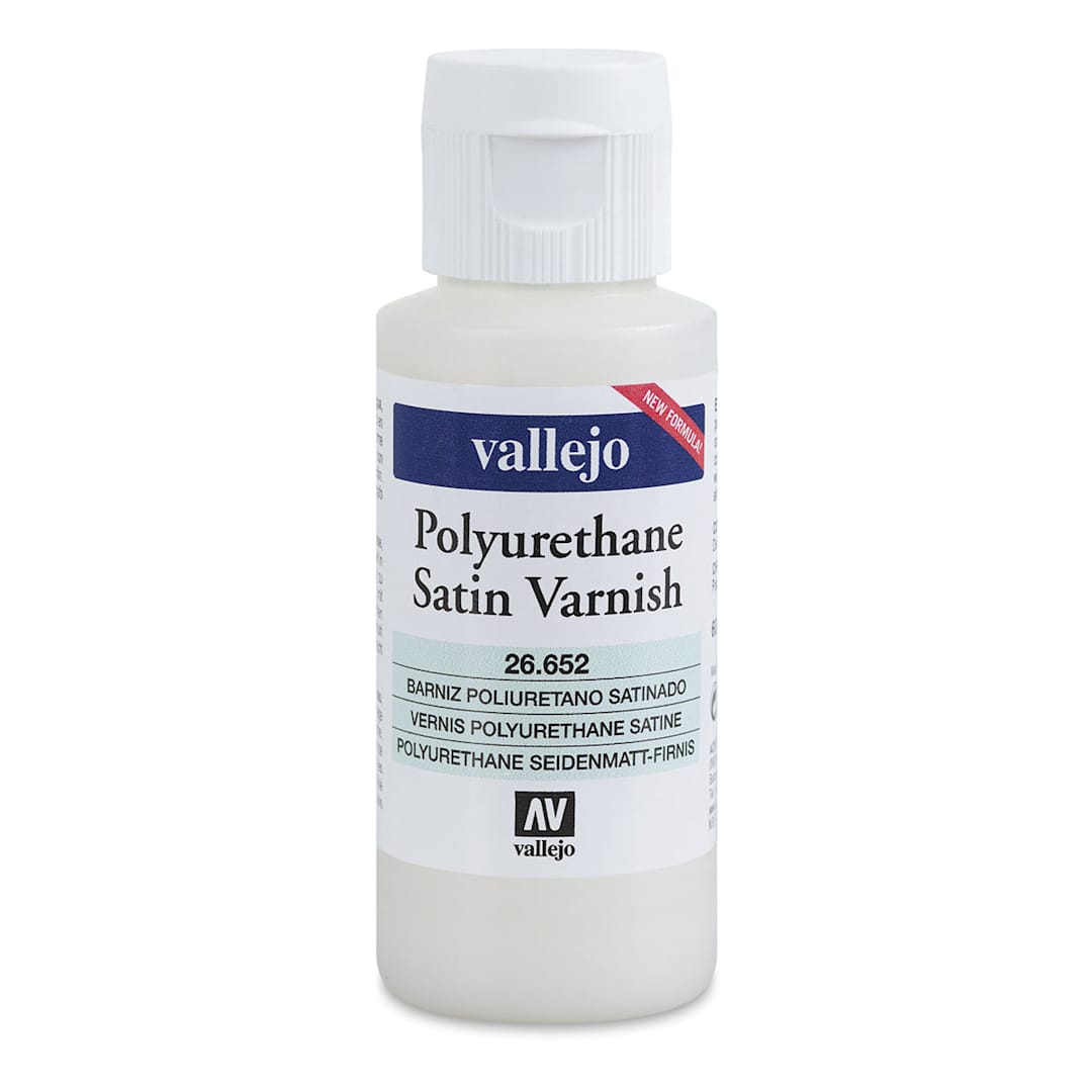 Open in modal - Vallejo Polyurethane Varnish - Satin, 60 ml