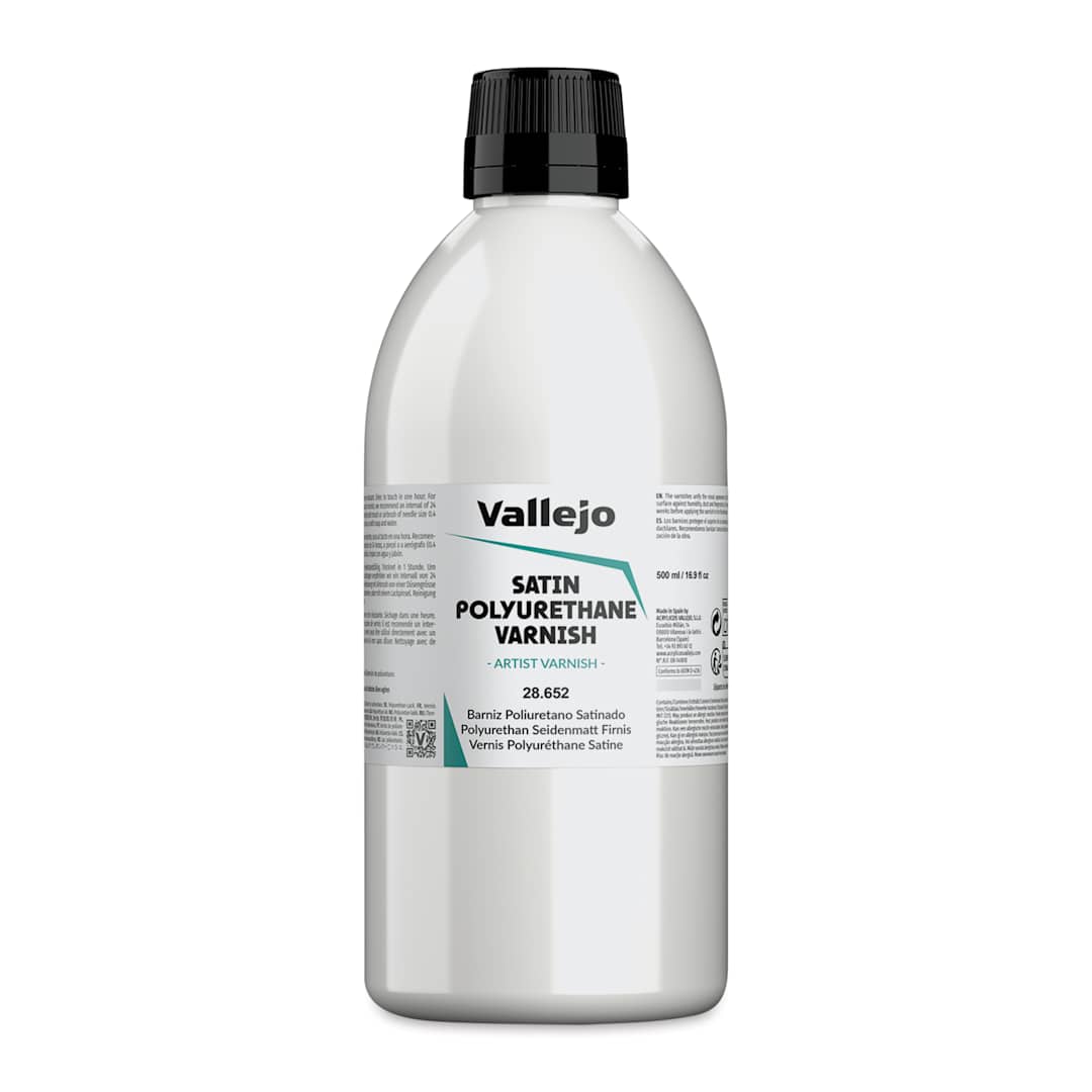 Open in modal - Vallejo Polyurethane Varnish - Satin, 500 ml