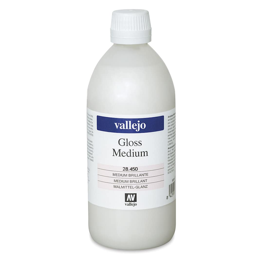 Open in modal - Vallejo Acrylic Medium - Gloss, 500 ml