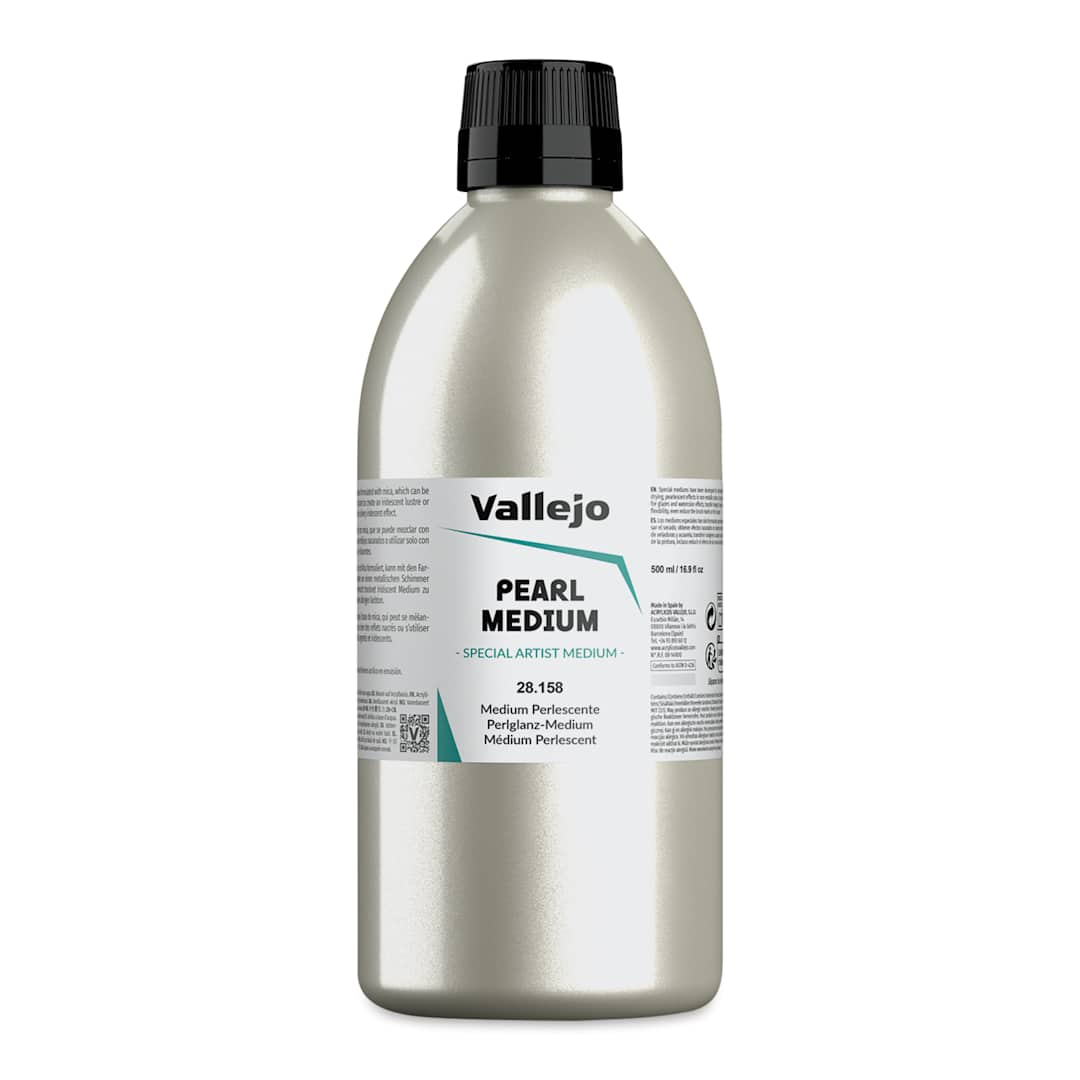 Open in modal - Vallejo Pearlescent Acrylic Medium - 500 ml