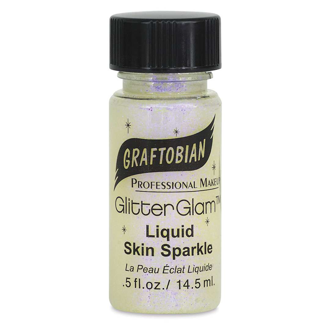Open in modal - GlitterGlam Liquid Skin Sparkle - Front view of Opal Neon  bottle