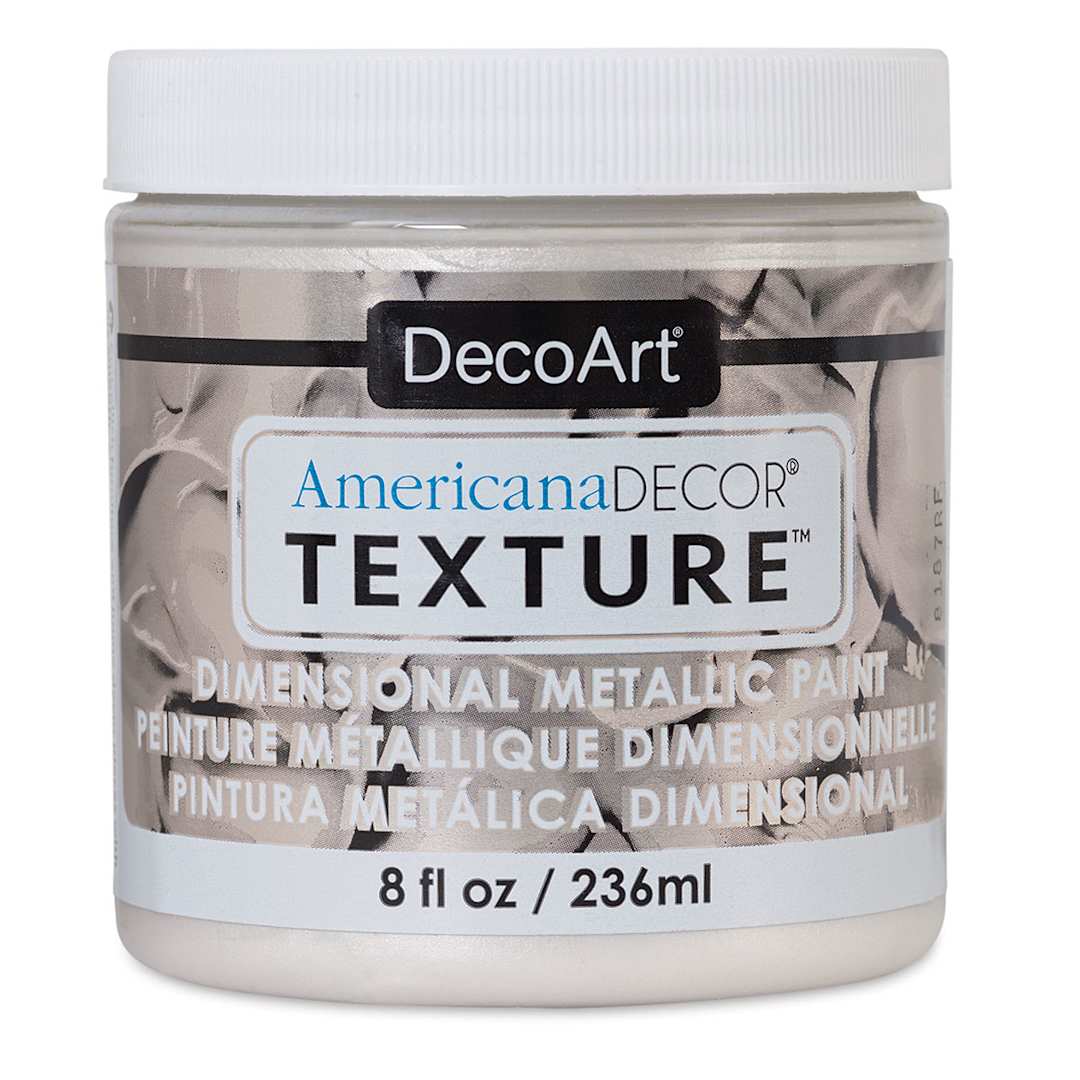Open in modal - DecoArt American Decor Texture Paint - Pearl Metallic, 8 oz