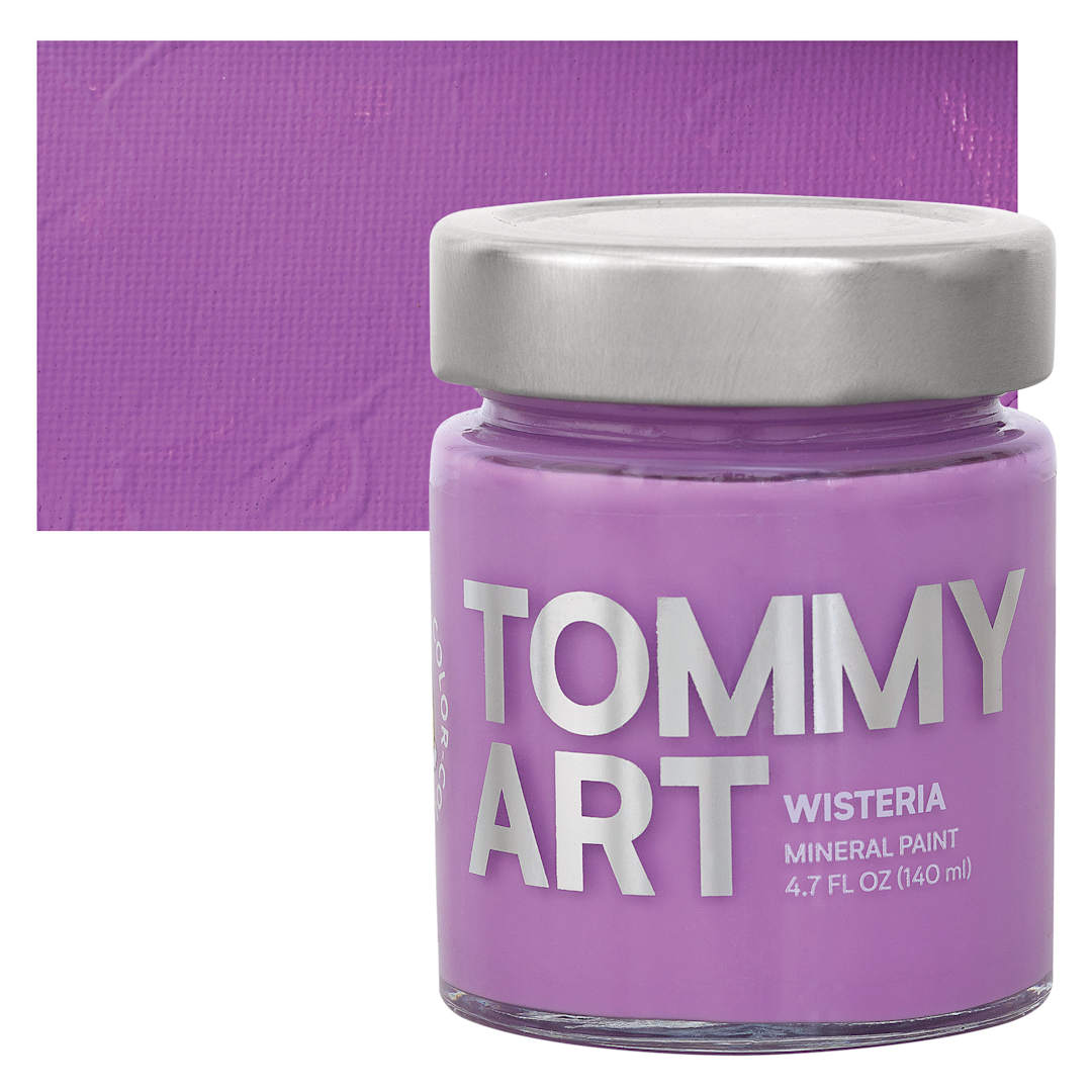 Open in modal - Tommy Art Mineral Paint - Wisteria, 140 ml jar and swatch
