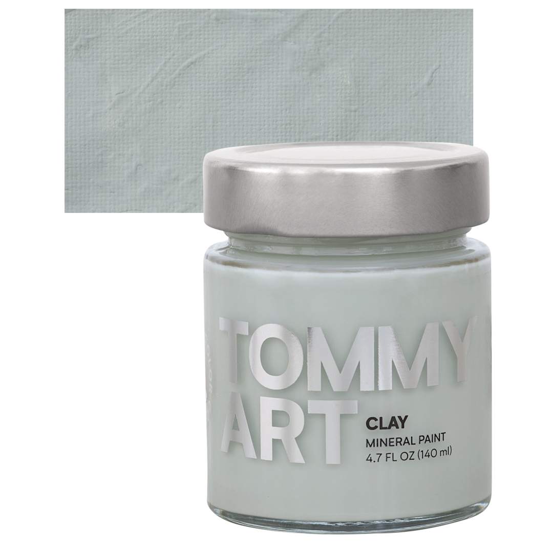 Open in modal - Tommy Art Mineral Paint - Clay, 140 ml jar and swatch