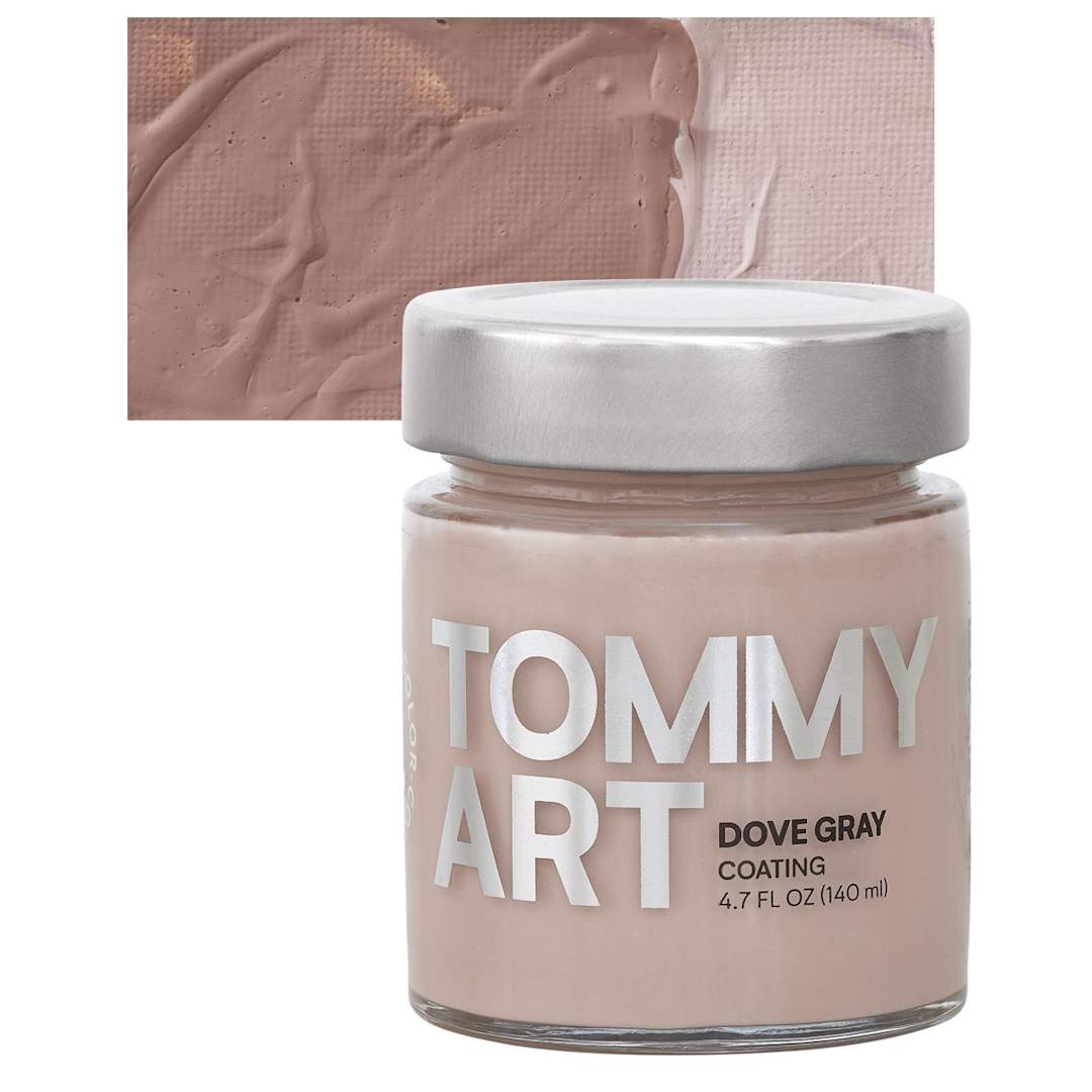 Open in modal - Tommy Art DIY System - Dove Gray Coating, 140 ml jar and swatch