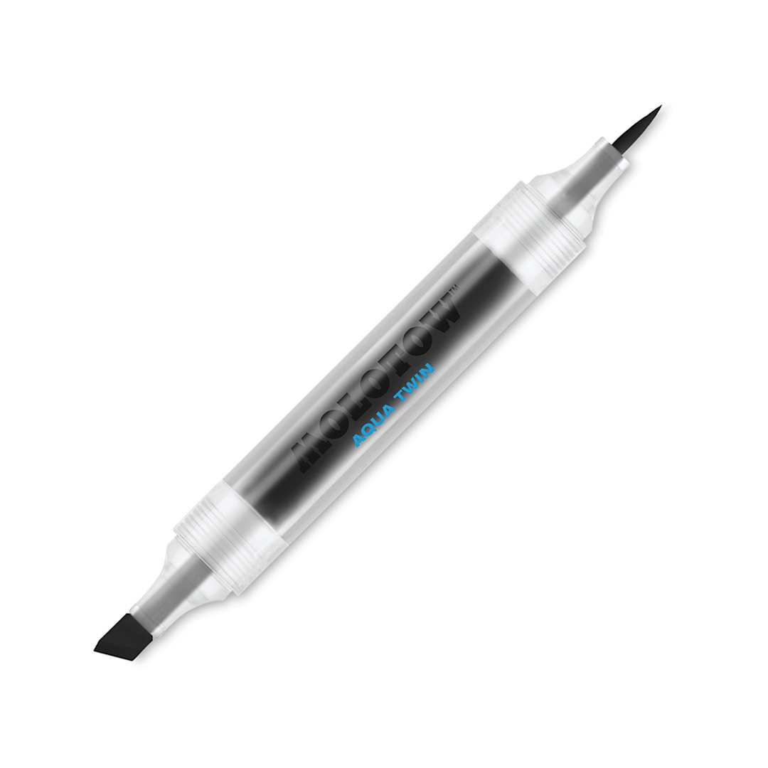 Open in modal - Molotow Aqua Twin Marker - Deep Black