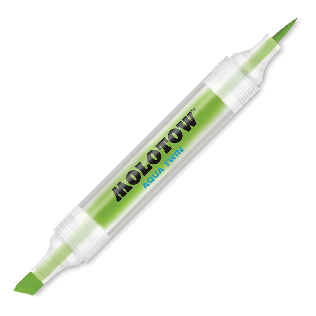 Open in modal - Molotow Aqua Twin Marker - Yellow Green