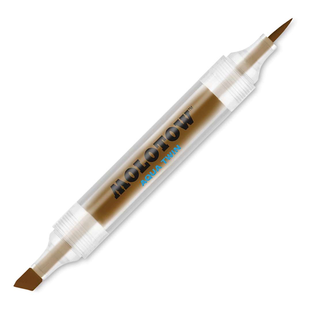 Open in modal - Molotow Aqua Twin Marker - Brown