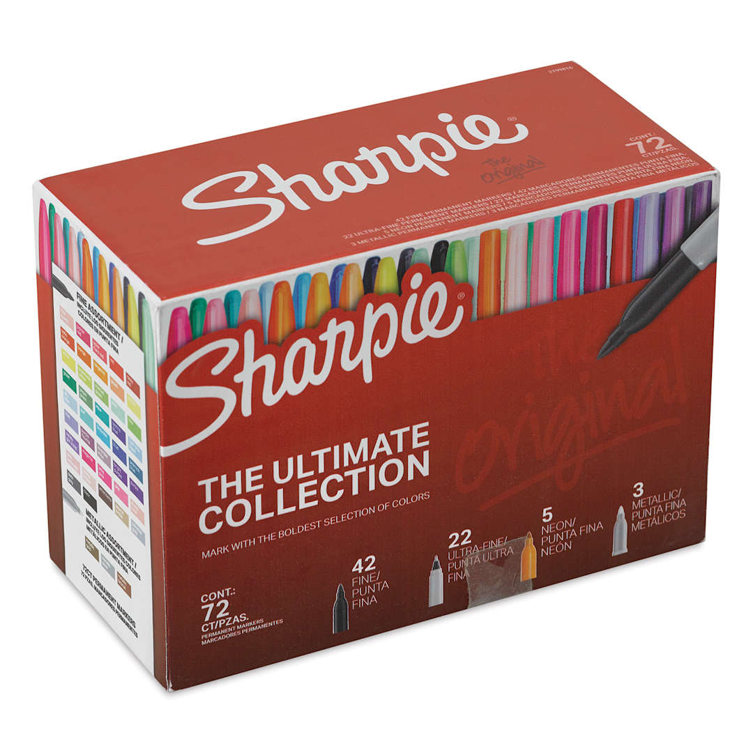 Open in modal - Sharpie The Ultimate Collection Markers - Set of 72, packaging