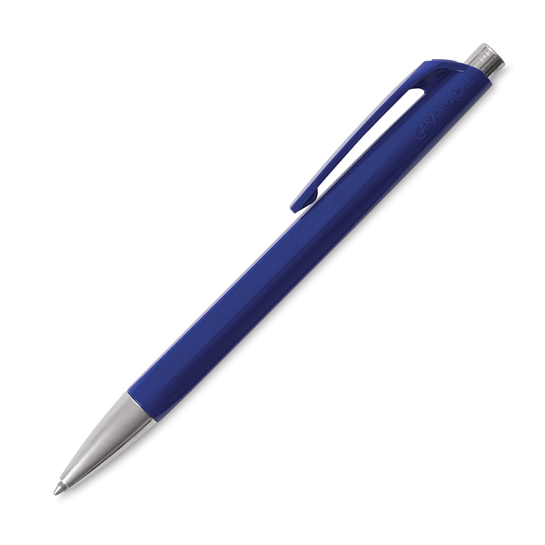 Open in modal - Caran d'Ache Infinite Ball Point Pen - Night Blue, Blue Ink