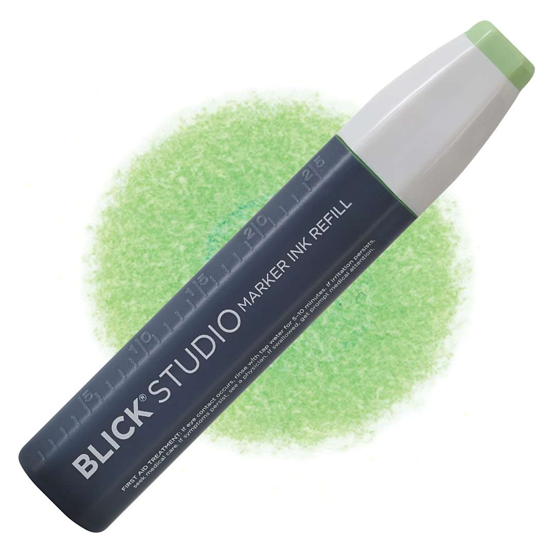Open in modal - Blick Studio Marker Refill - Green Tomato, 085, swatch and refill