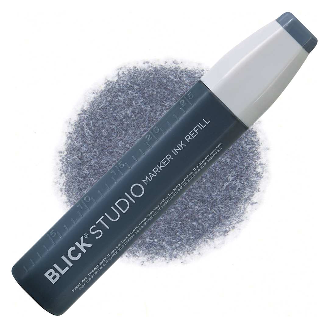 Open in modal - Blick Studio Marker Refill - Cool Gray 80%, 030, swatch and refill