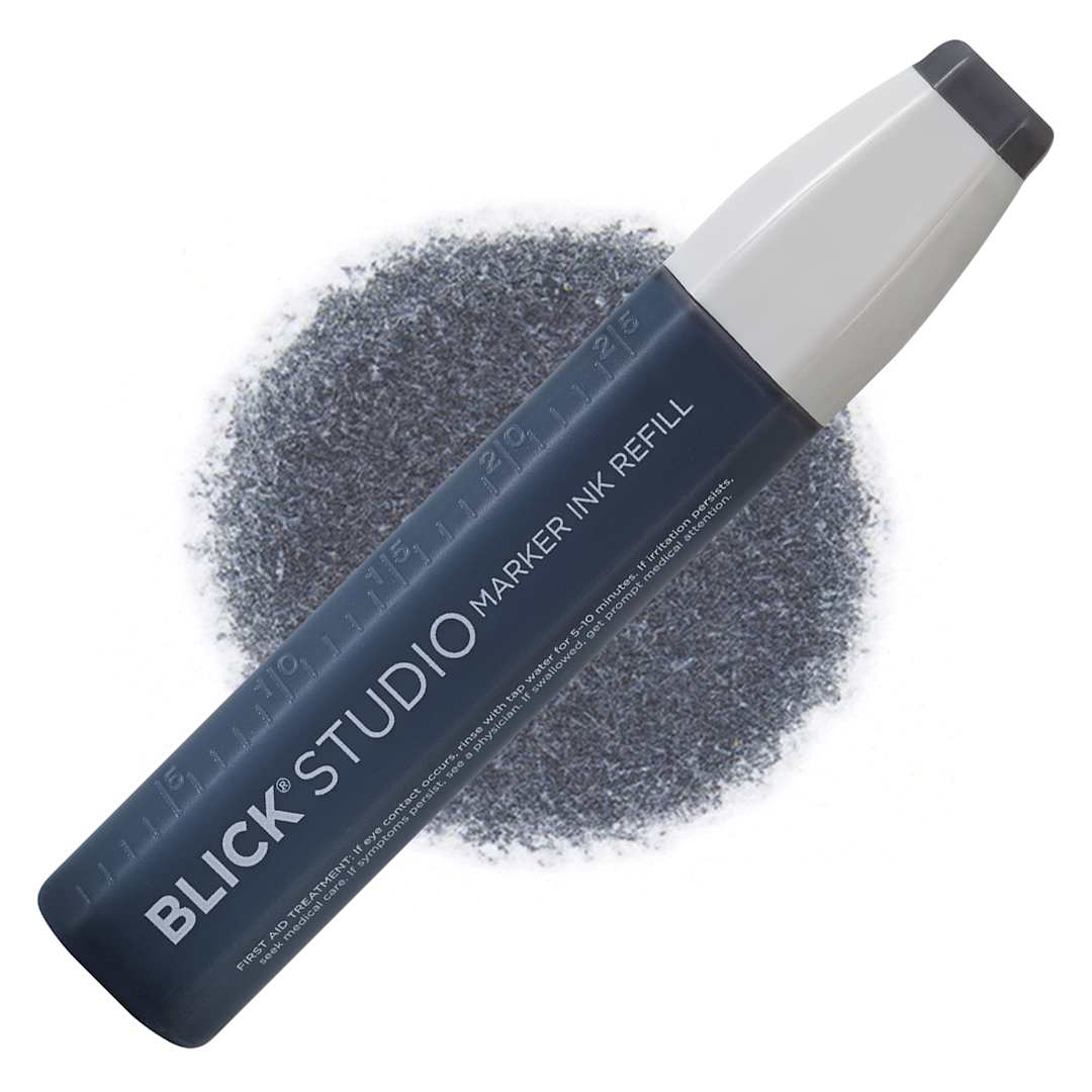 Open in modal - Blick Studio Marker Refill - Cool Gray 90%, 031, swatch and refill