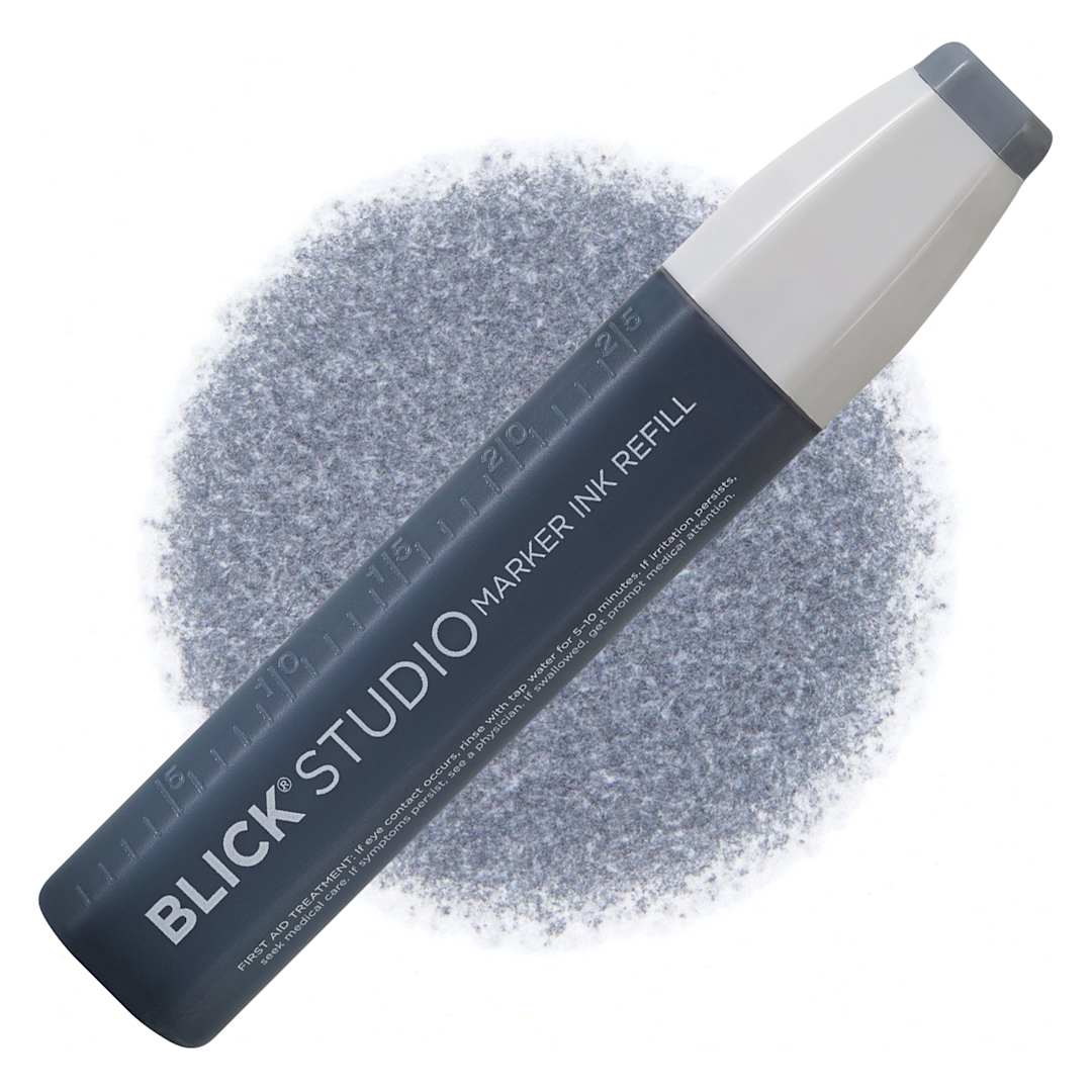Open in modal - Blick Studio Marker Refill - Basic Gray 3, 021, swatch and refill