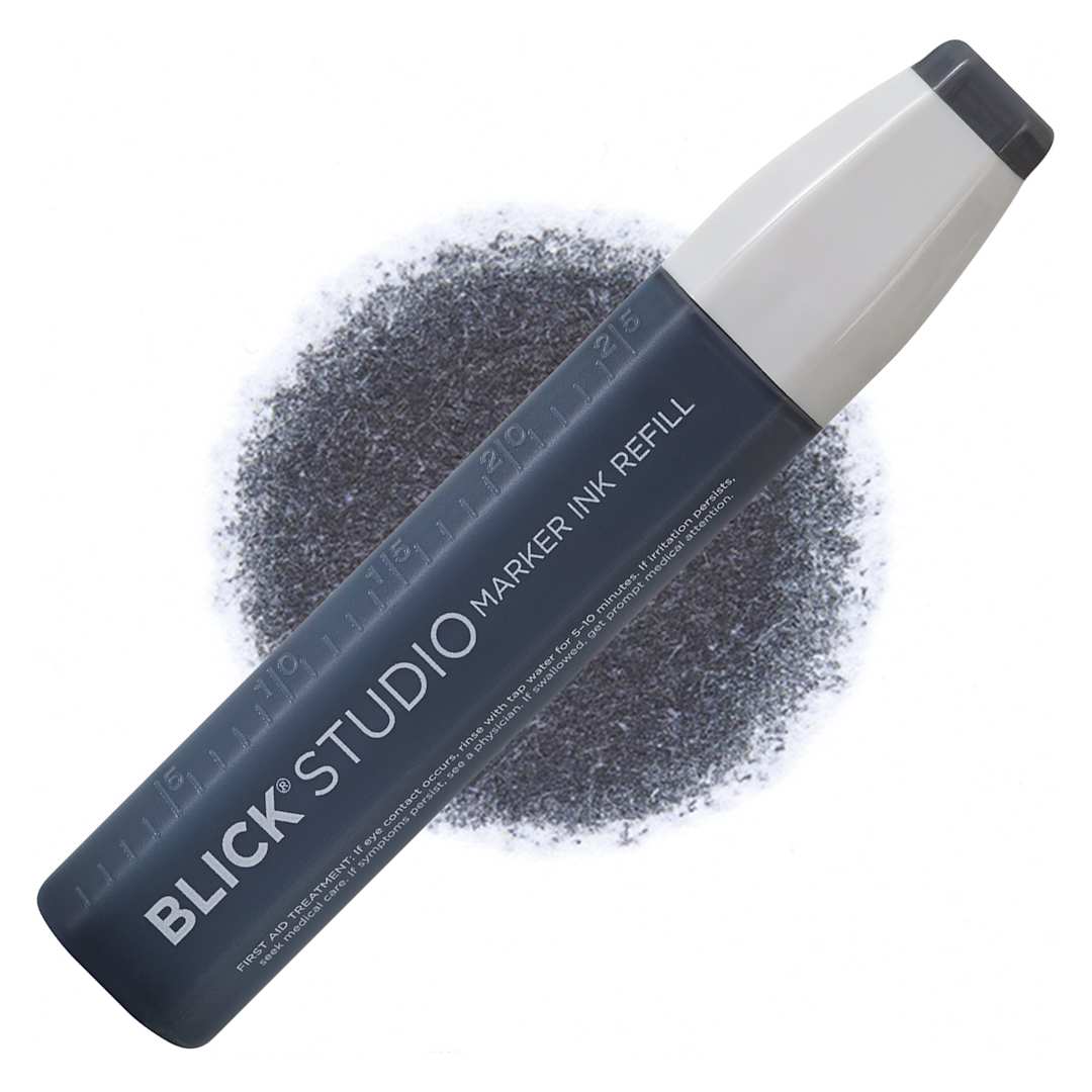 Open in modal - Blick Studio Marker Refill - Basic Gray 5, 082, swatch and refill