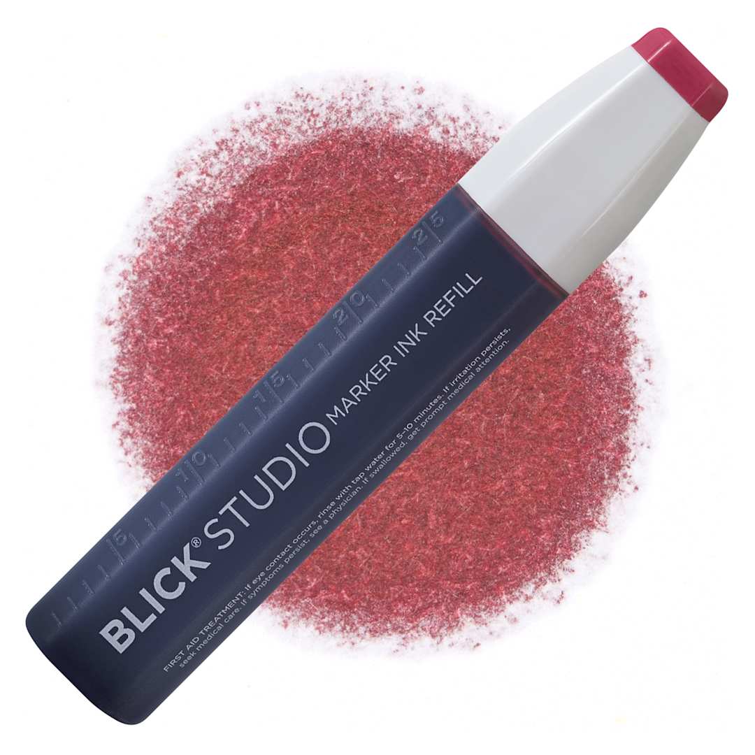 Open in modal - Blick Studio Marker Refill - Brick Red, 033, swatch and refill