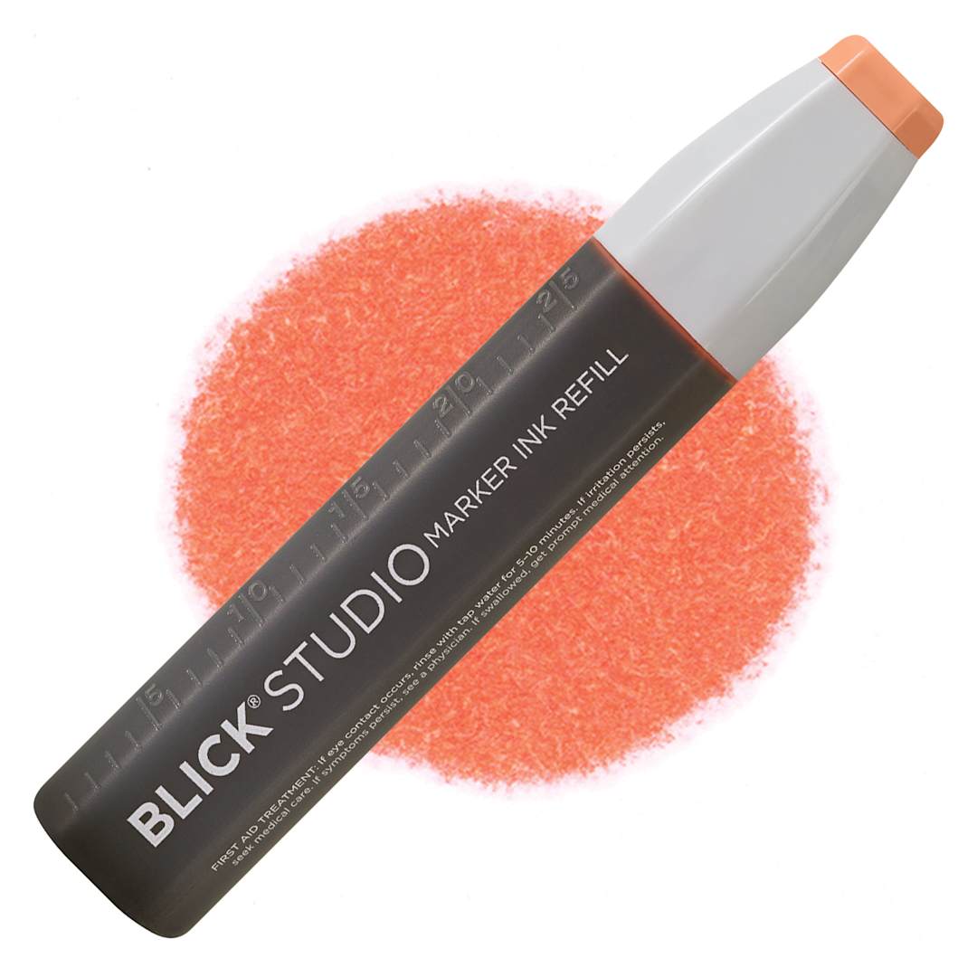 Open in modal - Blick Studio Marker Refill - Terra Cotta, 075, swatch and refill