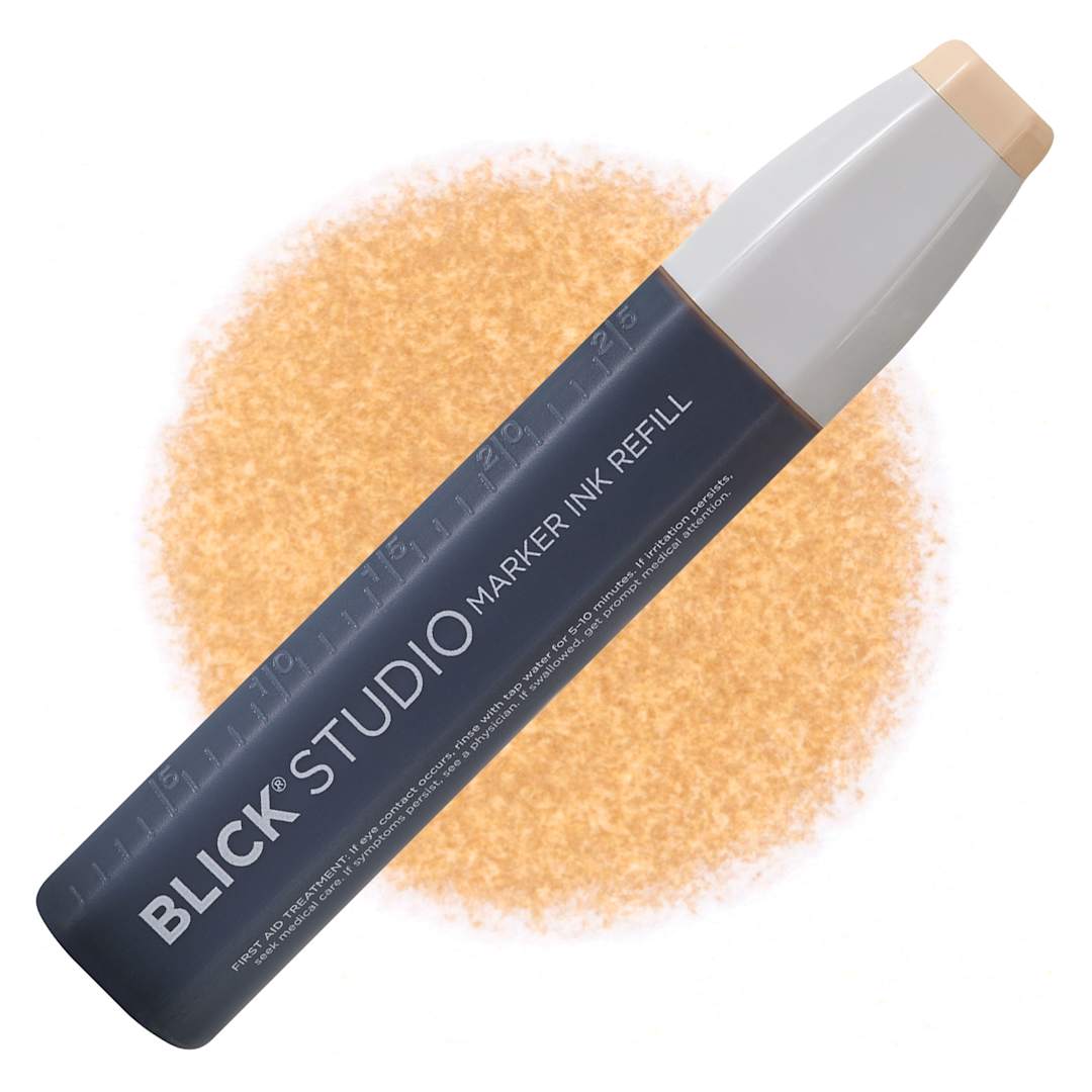 Open in modal - Blick Studio Marker Refill - Camel, 001, swatch and refill