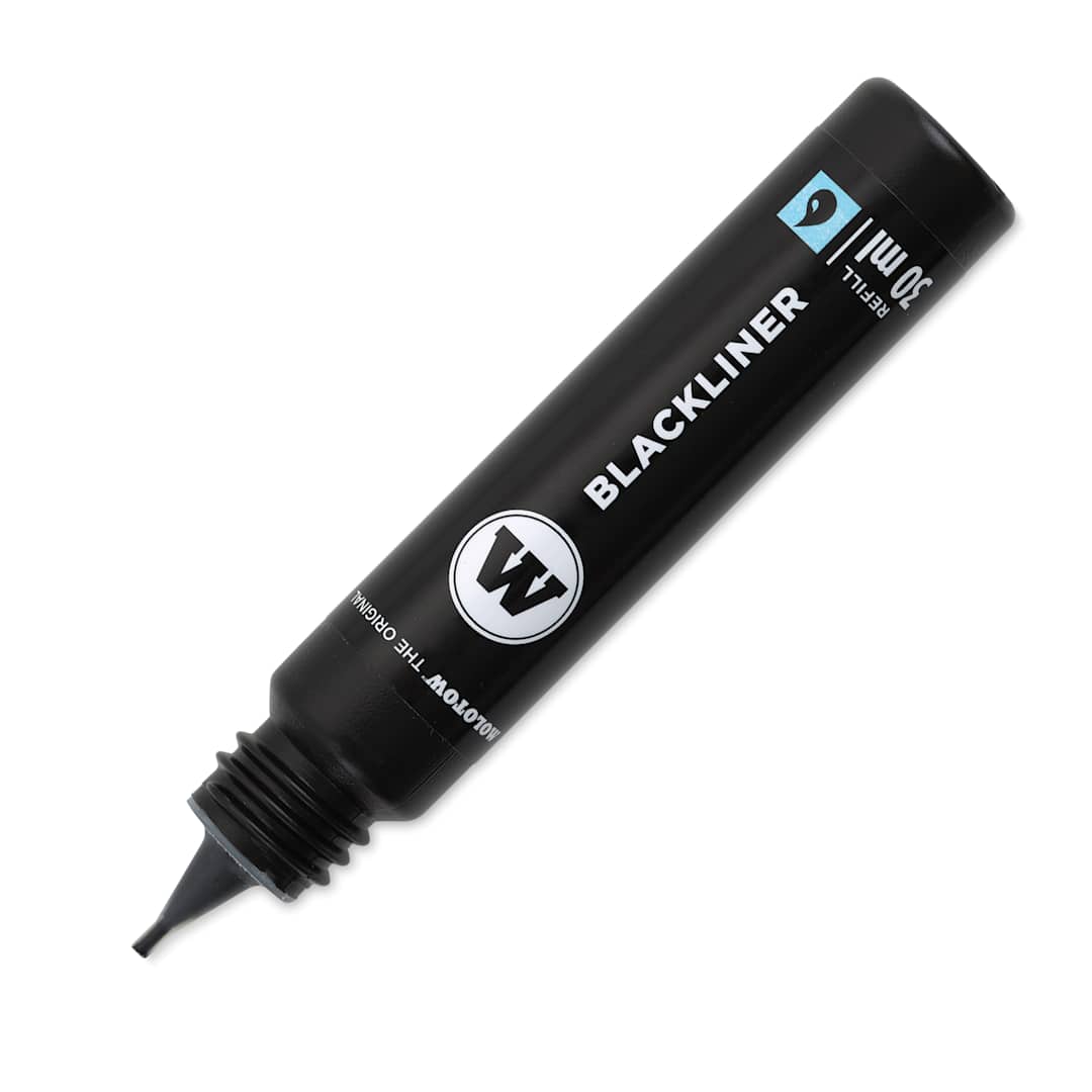 Open in modal - Molotow Blackliner Refill - 30 ml (with cap off)