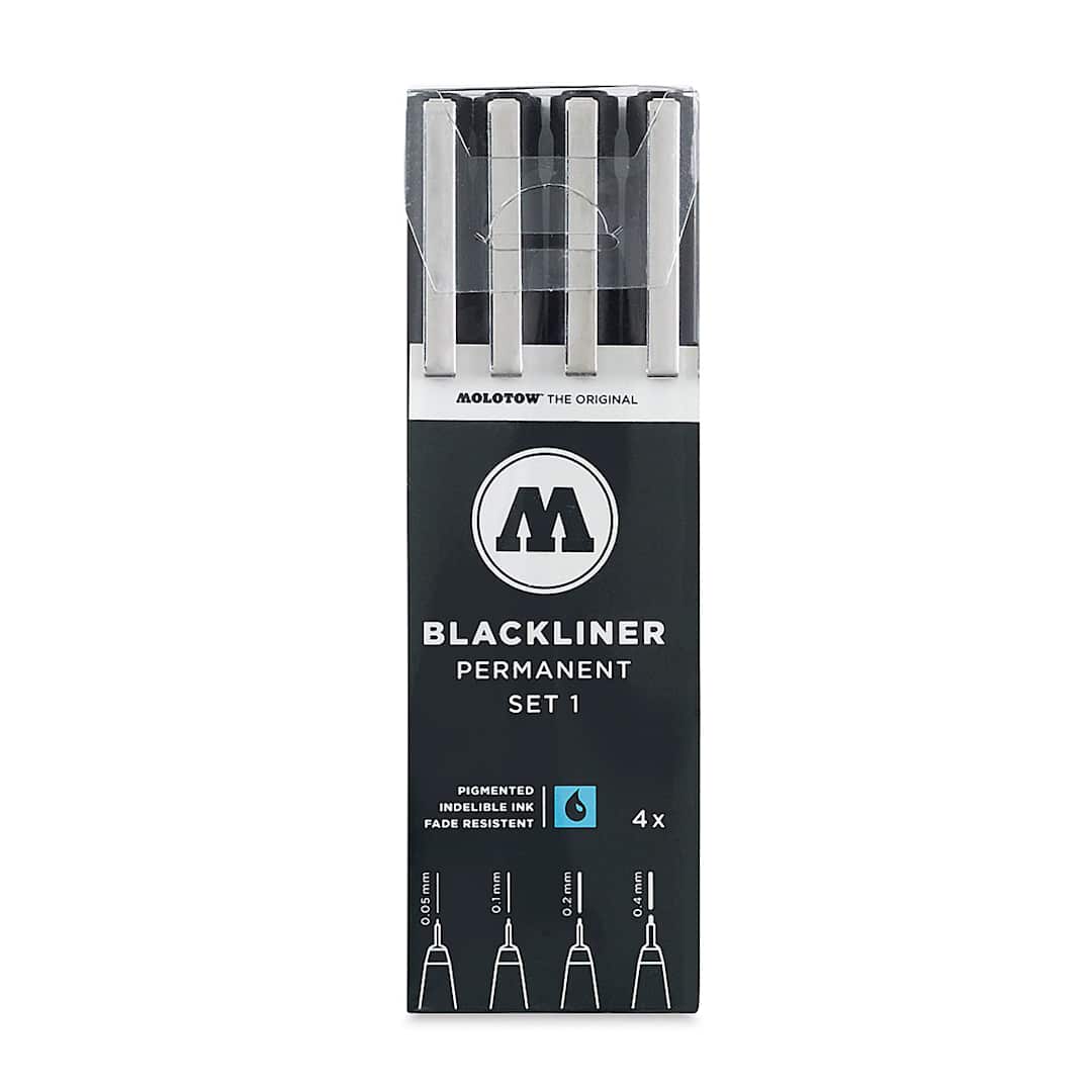 Open in modal - Molotow Blackliner - Set 1, Set of 4
