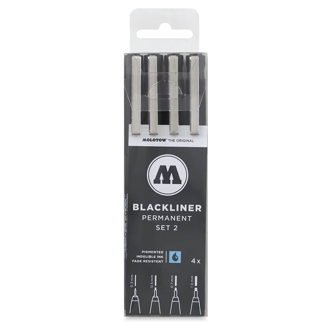 Open in modal - Molotow Blackliner - Set 2, Set of 4