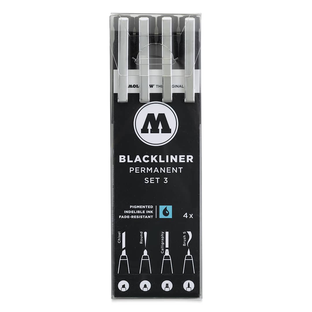 Open in modal - Molotow Blackliner - Set 3, Set of 4
