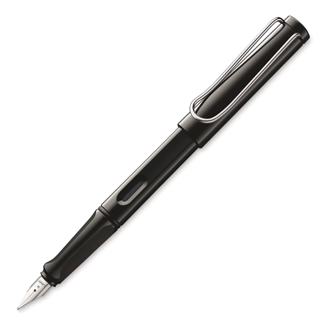 Open in modal - Lamy Safari Fountain Pen - Black, Broad Nib