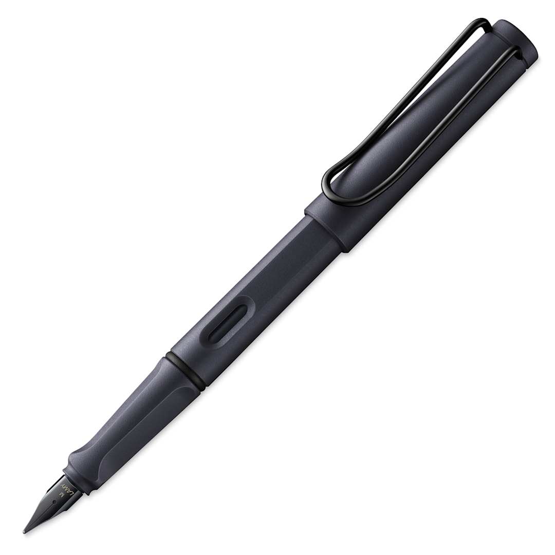 Open in modal - Lamy Safari Fountain Pen - Charcoal Matte, Broad Nib