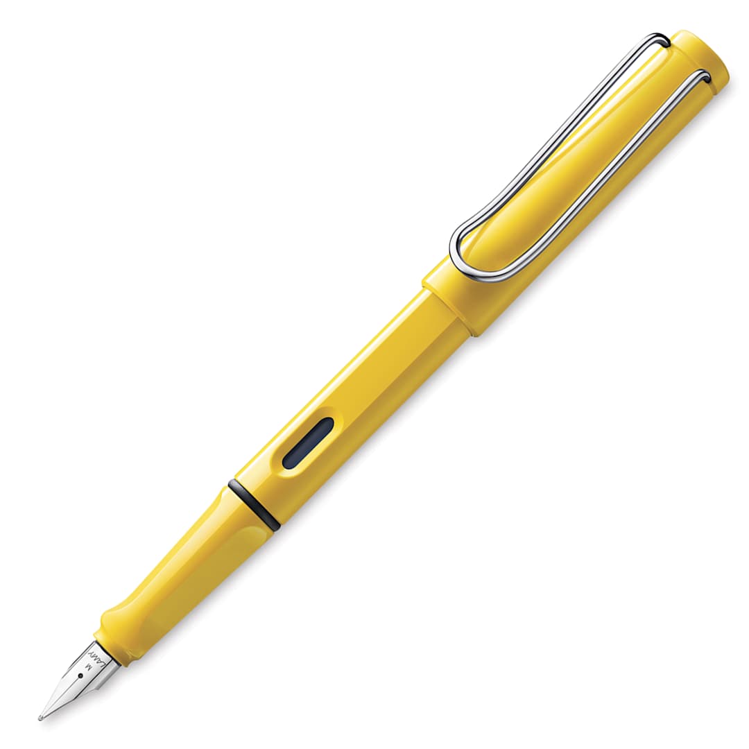 Open in modal - Lamy Safari Fountain Pen - Yellow, Broad Nib