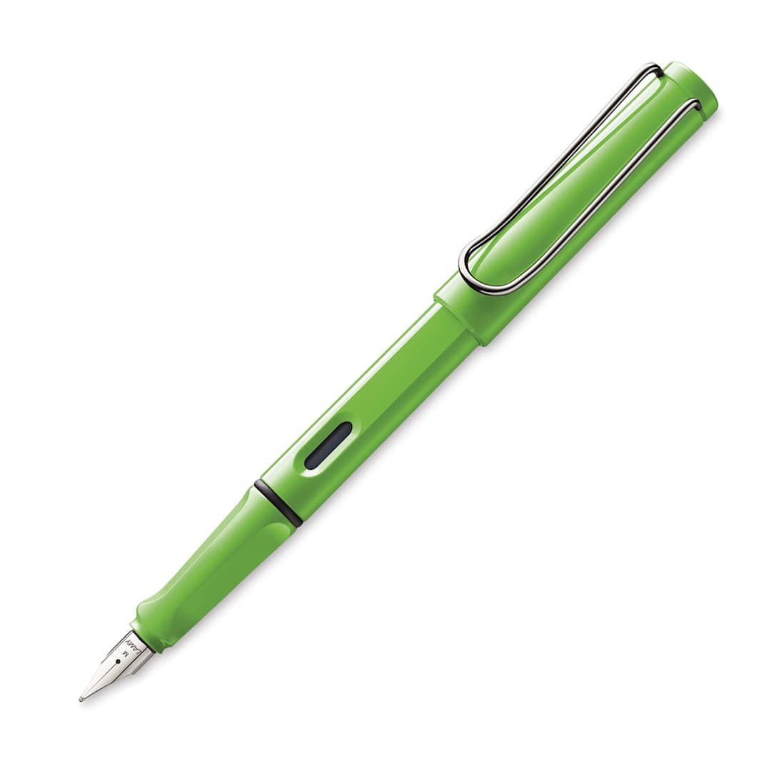 Open in modal - Lamy Safari Fountain Pen - Green, Medium Nib