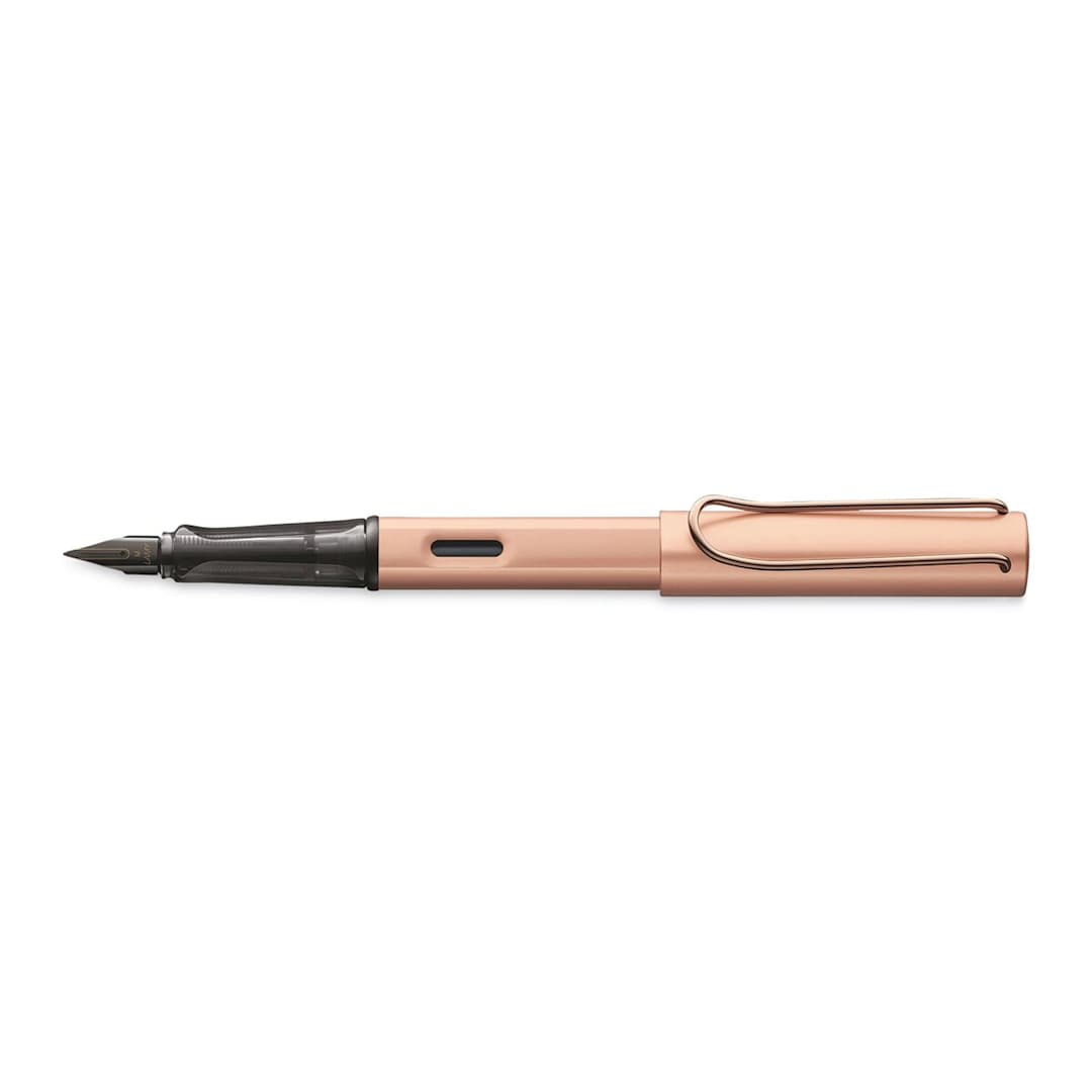 Open in modal - Lamy Lx Fountain Pen - Rose Gold, Medium Nib