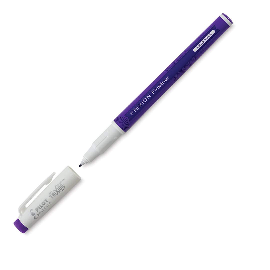 Open in modal - Pilot FriXion Fineliner Erasable Marker Pen - Purple